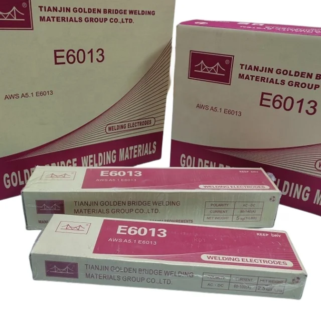 Tianjin Golden Bridge Welding Materials E6013 Electrode 3.2mm