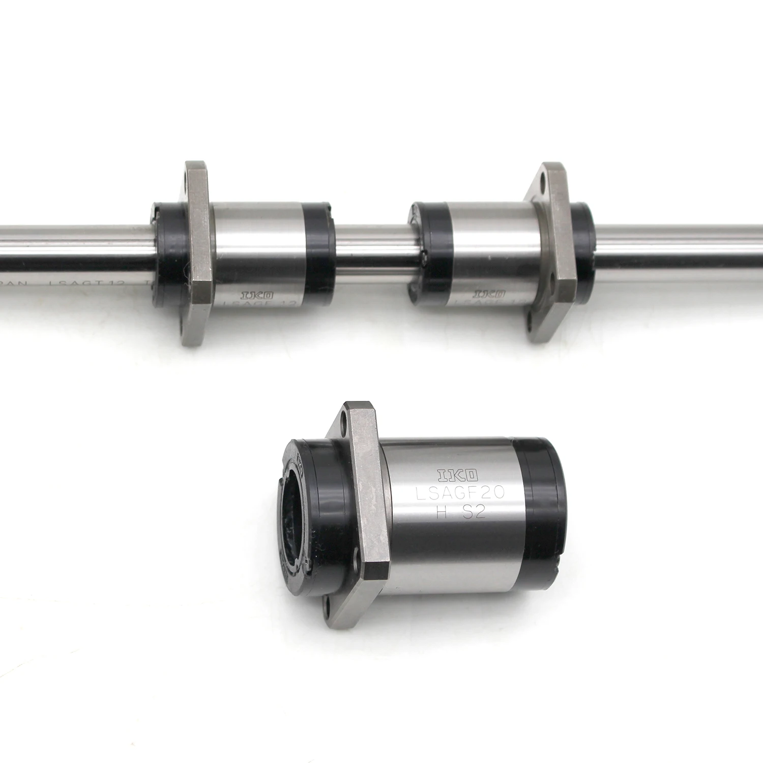 IKO High Precision Linear Ball Spline LSAGF10 LSAGFT10 LSAGFL10 LSAGFLT10 LSAGF12C1T1PHS21 Hollow Shaft Ball Spline Nut bearing