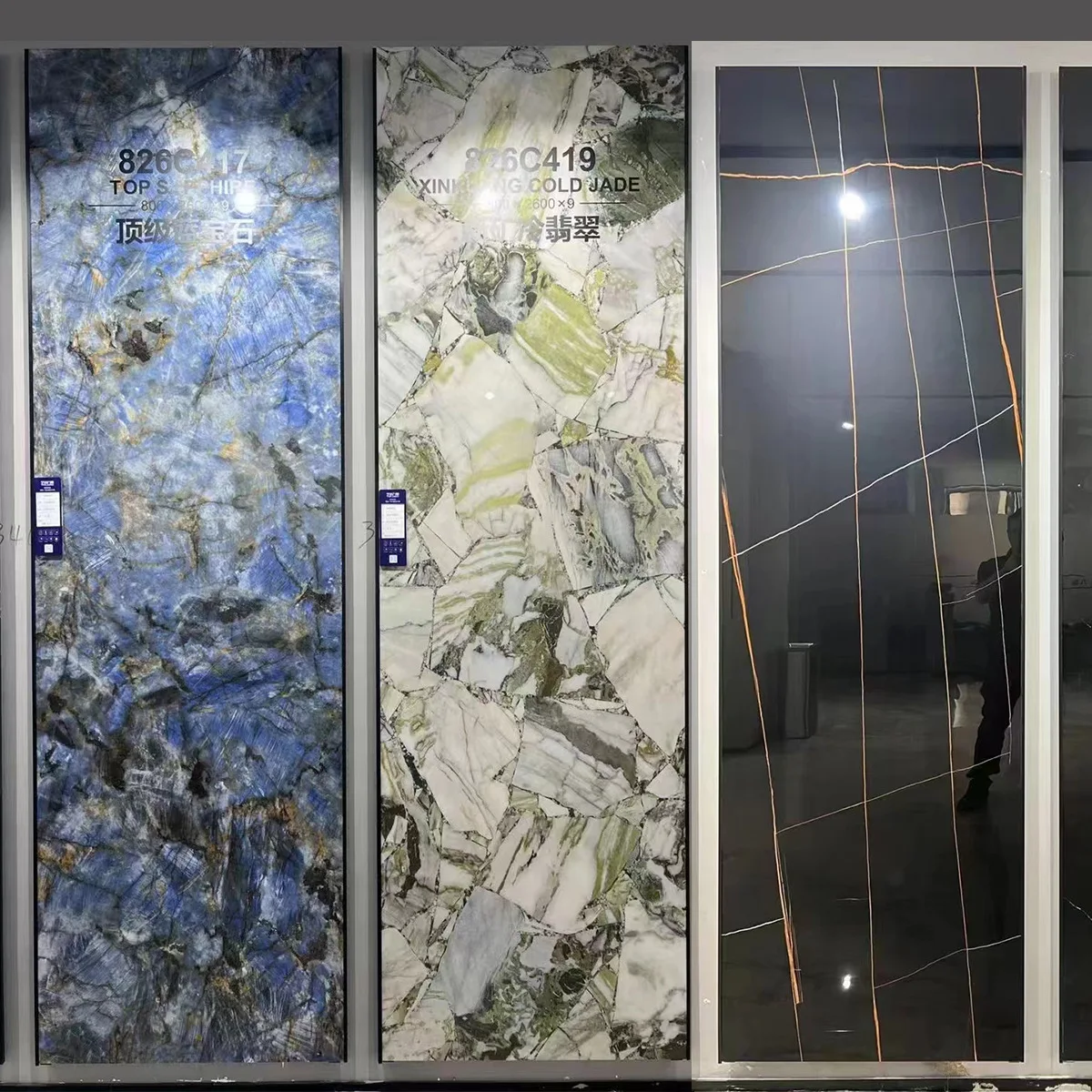 YDSTONE  Artificial Large Porcelain Slab Ceramic Tile Marble Look Sintered Stone 12mm Onyx