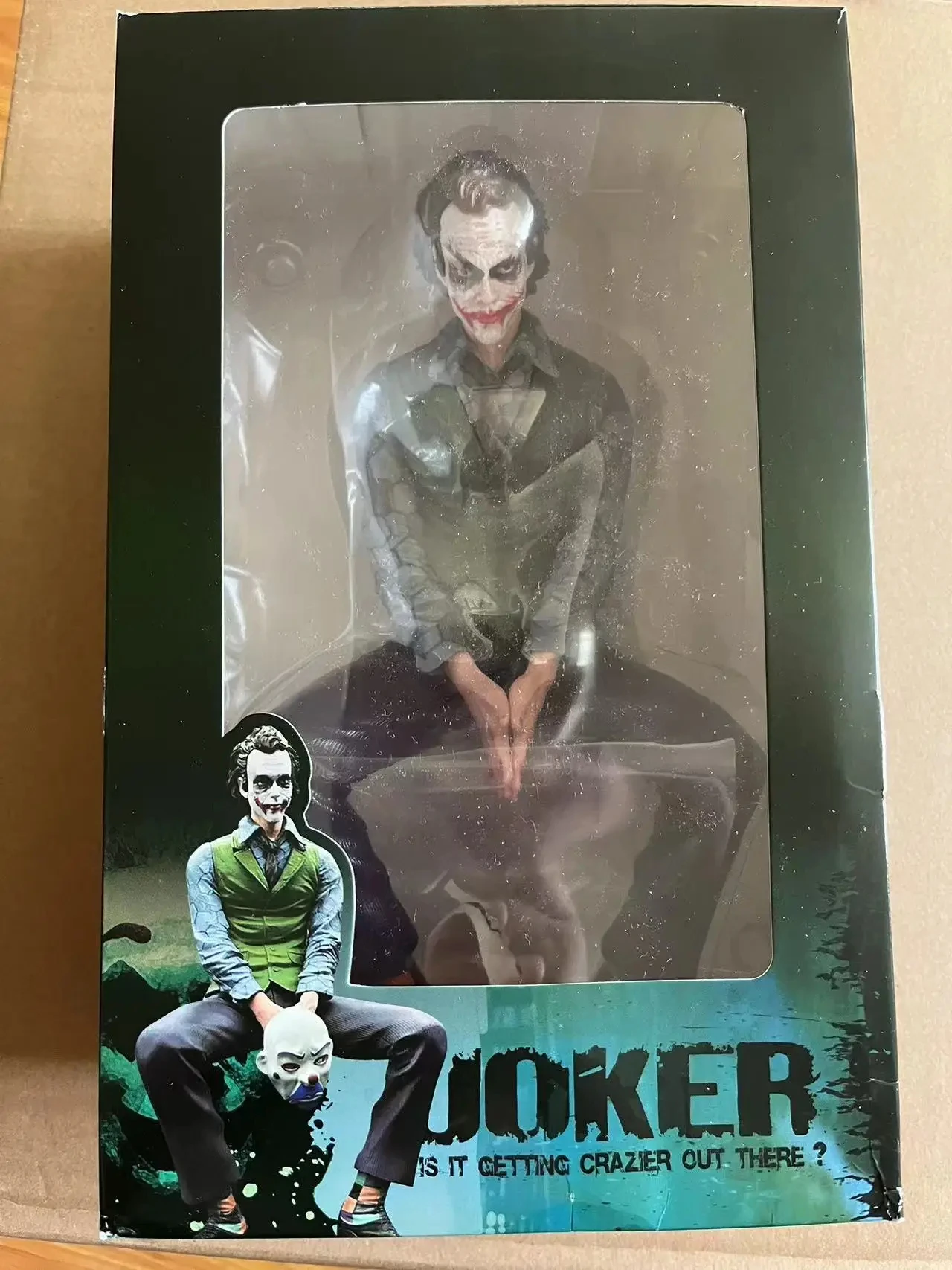 Sitting Pose Anime Figures Gifts  High Quality 28CM PVC Statue Action Figures Joker Toys Collection Decoration