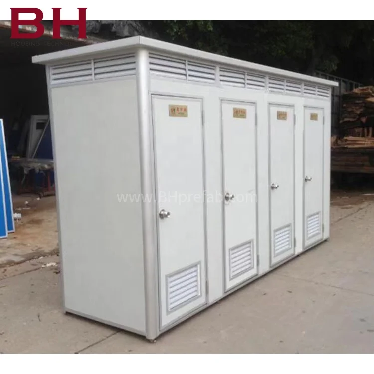 Prefab Portable Mobile Toilet Camp Restroom Shower Bathroom Washroom Outdoor Public Portable Chemical Toilet Price for Sale