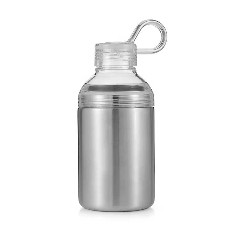 New Design Flask Bottle 304 Stainless Steel And Plastic Insulated Water Bottle 24 hours cold water