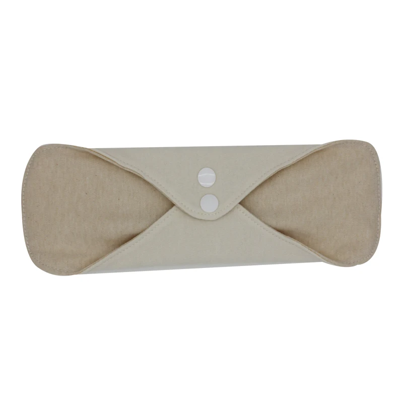 Naturally Organic Cotton Ladies Cloth Pads Reusable Eco-friendly Sanitary Pads Soft Day Use Woman Menstrual Period Cloth Pads