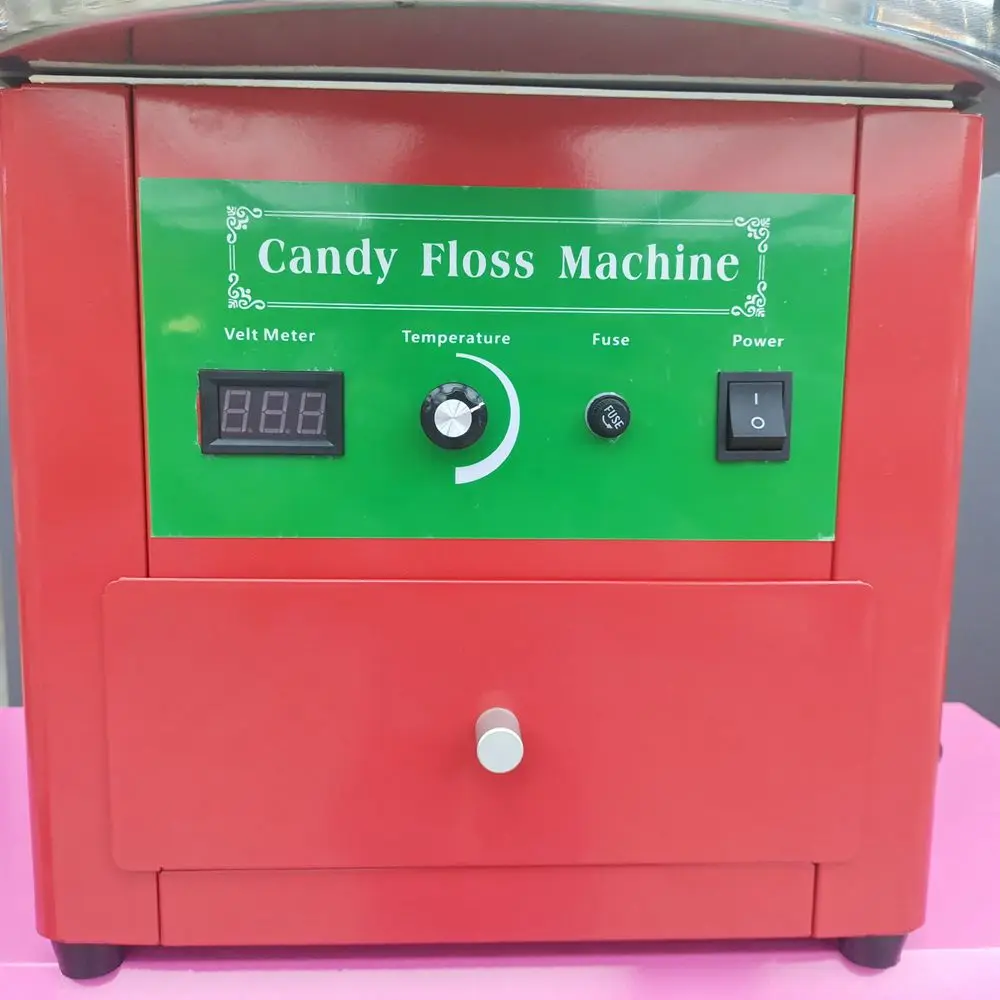 Factory Price Stainless Steel Commercial Electric Cotton Candy Floss Machine New Condition Home Use Food Motor Core Made Fruit