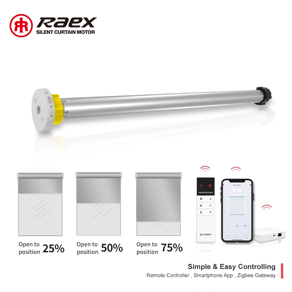 Homekit Battery Tubular 85 2200mah Lithium Solar Panel Dc Zebra Motorized Roller Blinds Motor