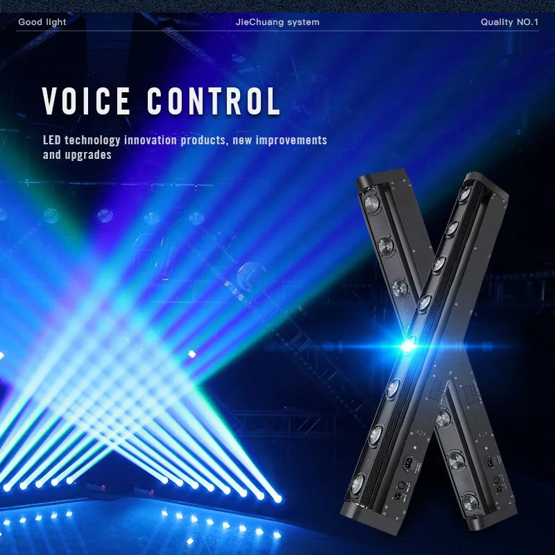 Club Light wall washer 8 Eyes Rgbw Beam Moving Heads Stage Lighting Ktv Disco Led Light Bar