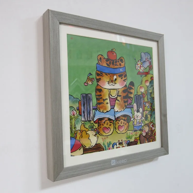 Rustic Wood Square Picture Frame For Wall Art Decor And Tabletop