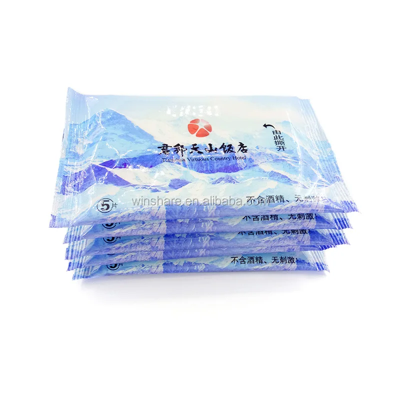 OEM restaurant  wet wipes refreshing towel /wet tissue