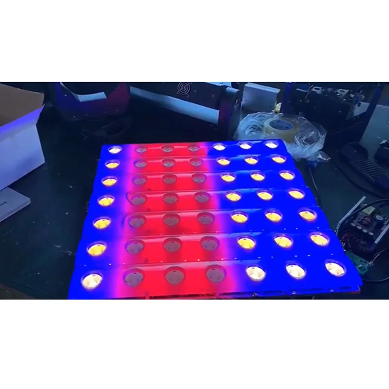 Special stage light effects 7pcs 3W warm white KTV led matrix beam bar light rgb color dj light