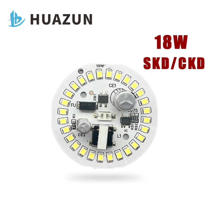 Высококачественная поддержка SKD/CKD Cob Dob Led Chip 18w Bulb Pcb Board