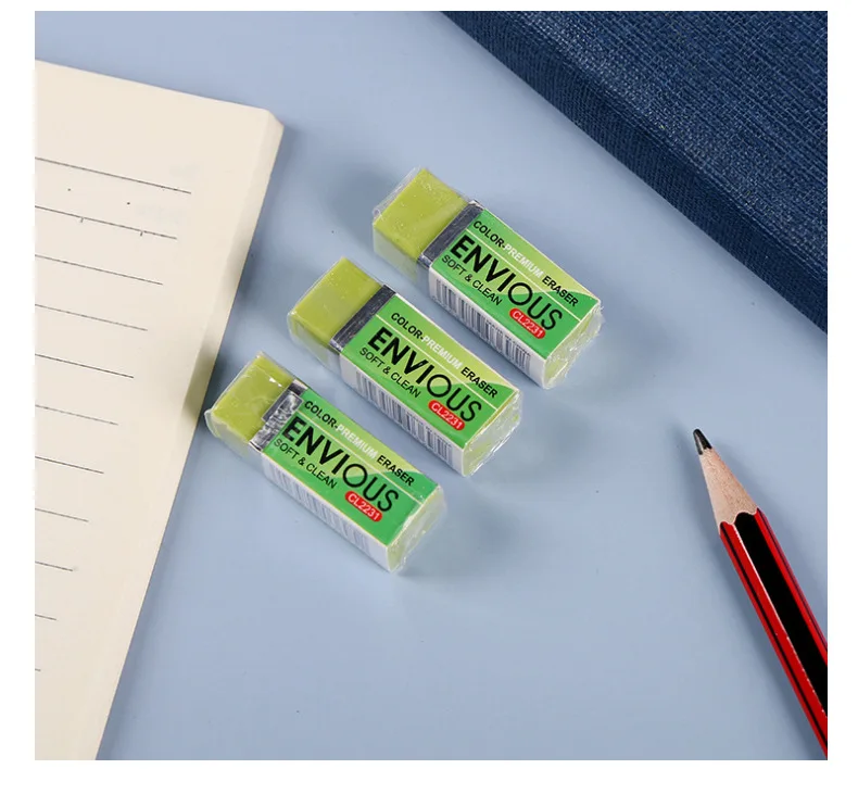 New Color Erasers for Foreign Trade Student Exam Pencil Erasers Student Learning Stationery Supplies for the Opening Season