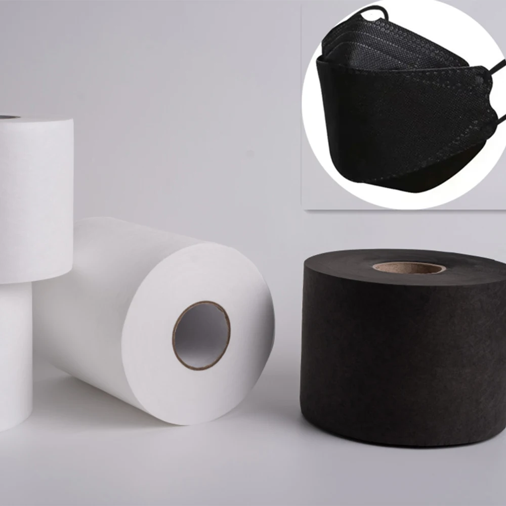 Manufacturer white black melt blown cloth bfe99 3 ply ffp2 meltblown non woven nonwoven fabric for face mask