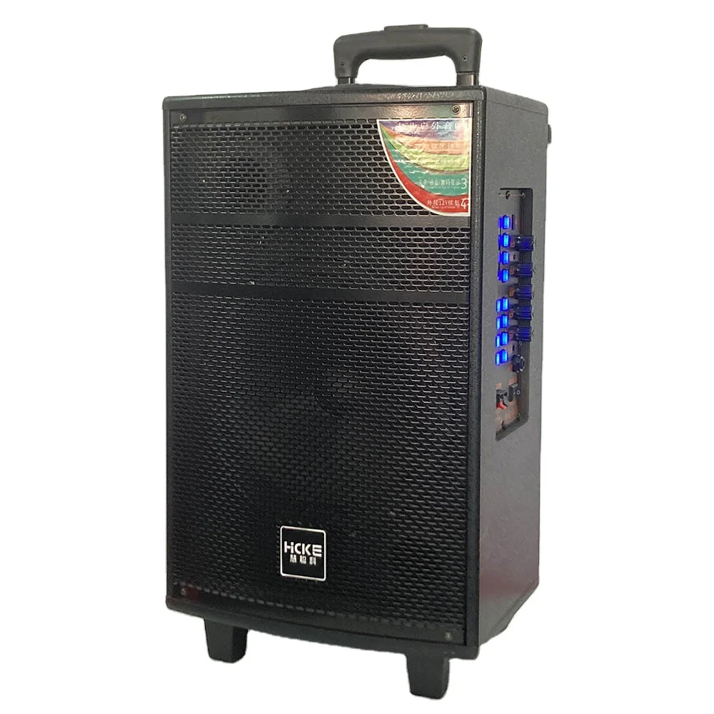 Factory Custom High Quality China Manufacturer High Quality portable speaker with fm radio  remote control trolley speaker