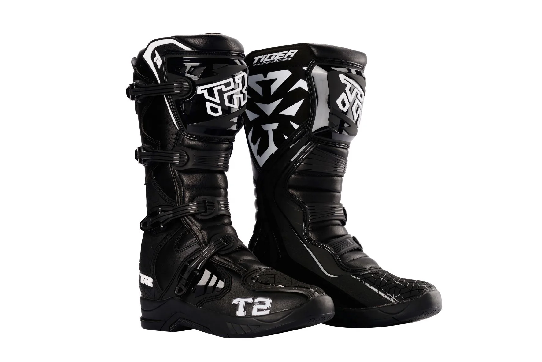 TR Tiger MTR-T2 Black Motocross boots  botas de motocross mx boots