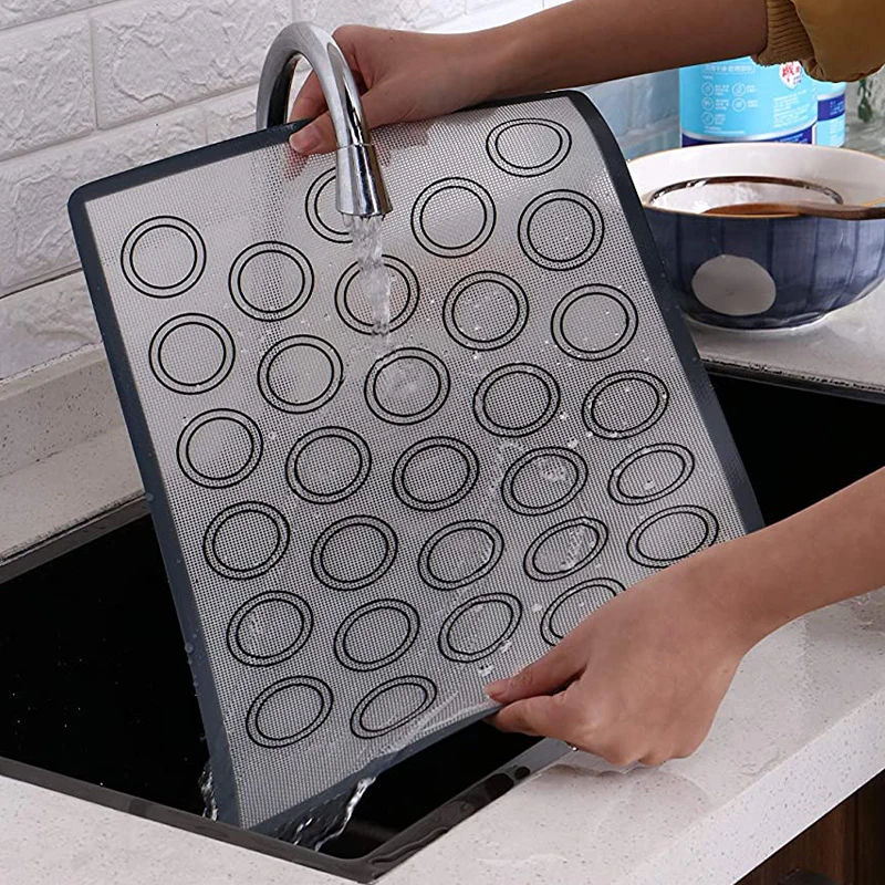 Non-Stick Silicone Baking Mat Pad Sheet Easy to Clean Rolling Dough Mat