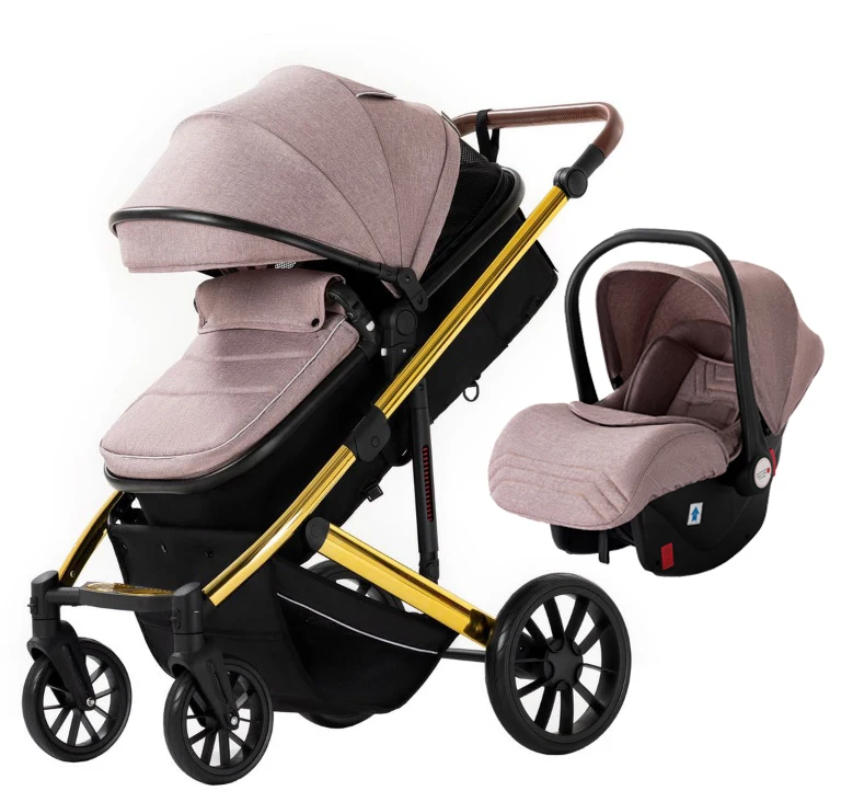 OEM branded American Travel system baby stroller 3 in 1 netaporter the vanguard folding stroller pram