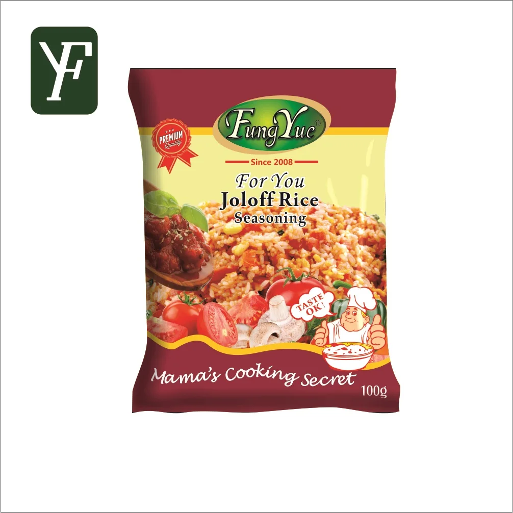 
100g Bag Package Jollof Rice Seasoning Powder BBQ Seasoning 