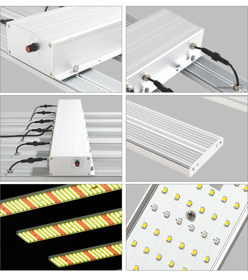 Samsung LM301H 301B 600w 800w Spider Bar Full Spectrum 660nm Indoor Plant Led 8*8ft Grow light For Vertical Farming Horticulture