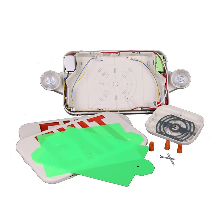 NEW Slim UL LED COMBO emergency fire exit signs led maintained emergency light