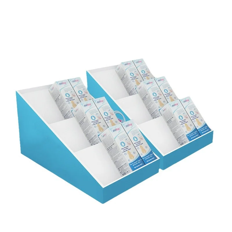 Cardboard Display Stand Eco-friendly countertop counter Corrugated Cardboard Display Box Display Racks For Shops