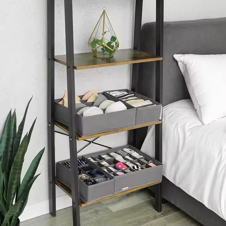 Closet Organizers and Storage Drawer Divider 4 Set Underwear Drawer Organizer Clothes Storage Box Fabric Drawer Organizer