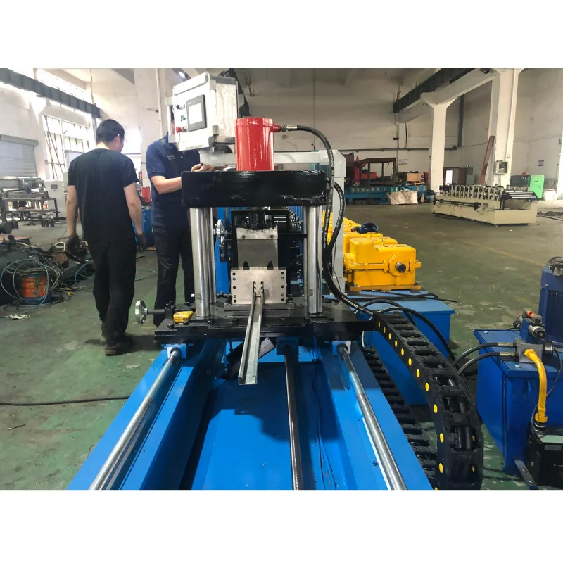 12 Gauge 14 Gauge Half Slotted Metal Framing Strut Channel Roll Forming Machine