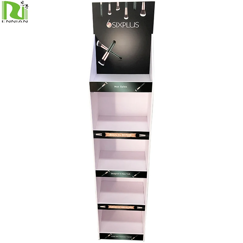 PVC Cosmetic Makeup Storage Display Bag Case Customized Acrylic Cosmetic Display Stand For Eyelash brush