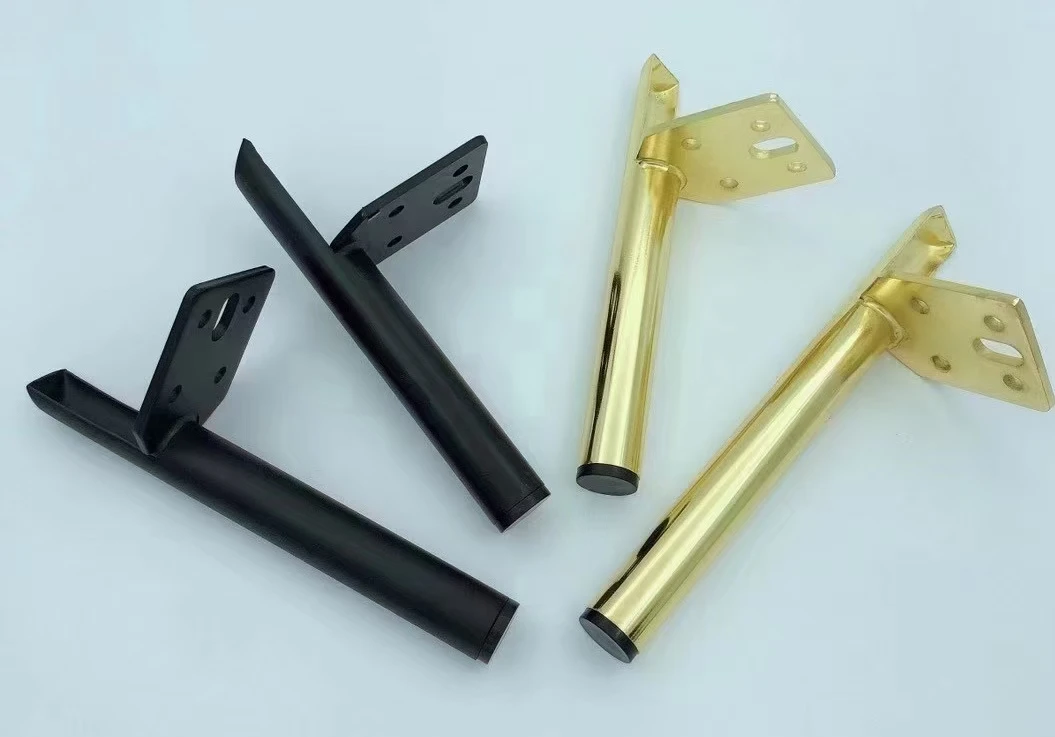 ew bathroom cabinet legs aluminum alloy light luxury gold black furniture sofa legs adjustable tea table cabinet support feet