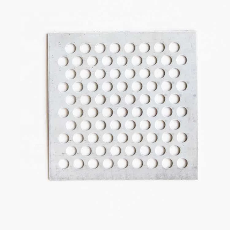 High Quality 0.3-25mm Round Hole Punched Metal Plate Stainless Steel Perforated Metal Mesh