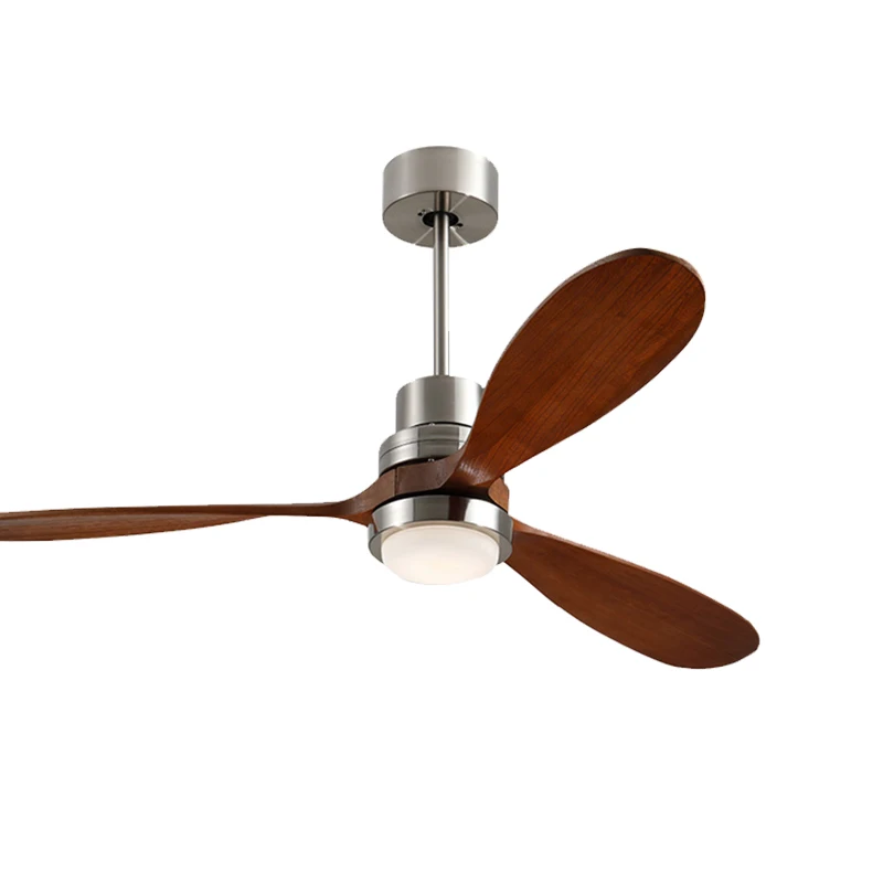Wholesale 110V 220V  modern designer wooden blades ventiladores de techo ceiling fan specification ceiling fan with led light