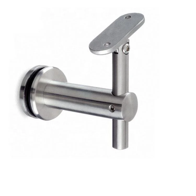 EKOO stainless steel round tube glass fixed hanrail holder