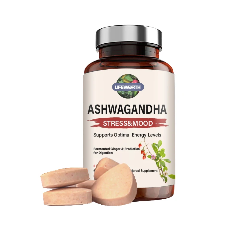 Lifeworth Immune Support Supplement tablets Organic Ashwagandha Root extract with Black Pepper tablets support hormonal balance