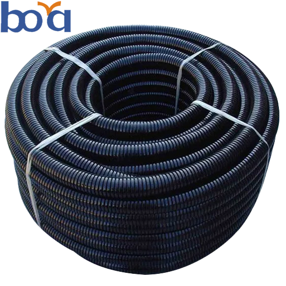 HDPE 2 inch single wall corrugated plastic pipe for agricultural drainage