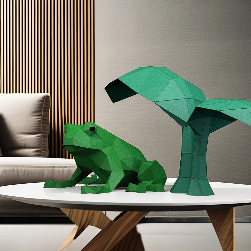 Creative Frog 3D Origami Paper DIY Handmade Art,Home Decor,Educational Interests,Holiday Parties,DIY Origami Paper Crafts