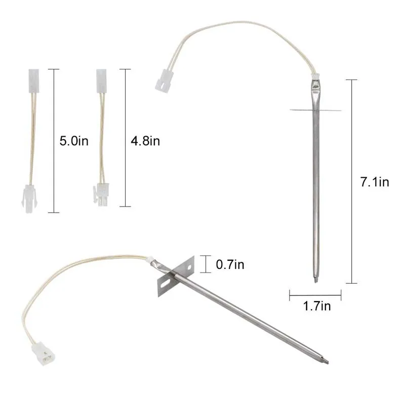 Low Price Burner Parts for Ignition Oven Temperature Sensor Replacement 12001656