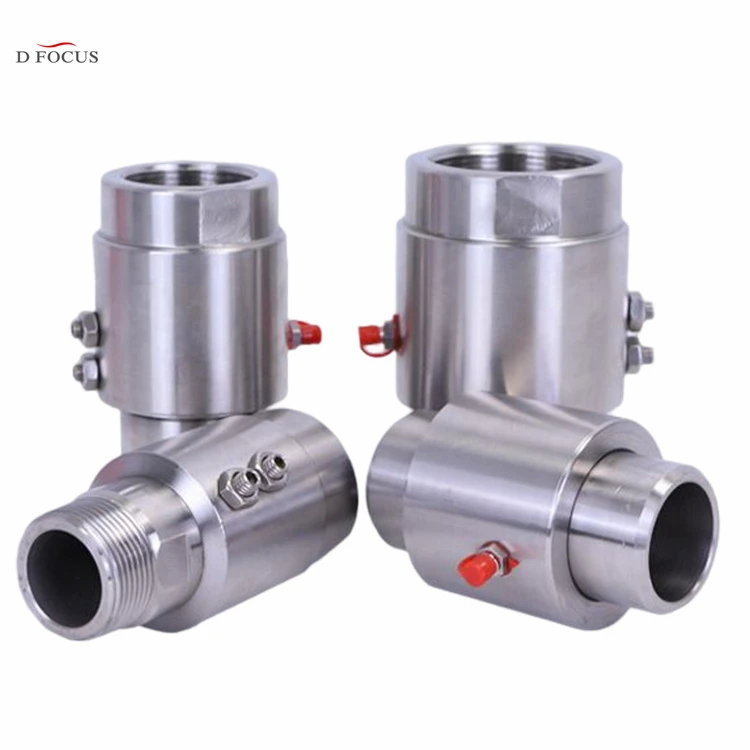 High pressure Swivel Rotary Union stainless steel Hydraulic Swivel Joint universal couplings Flange Rotary Joint