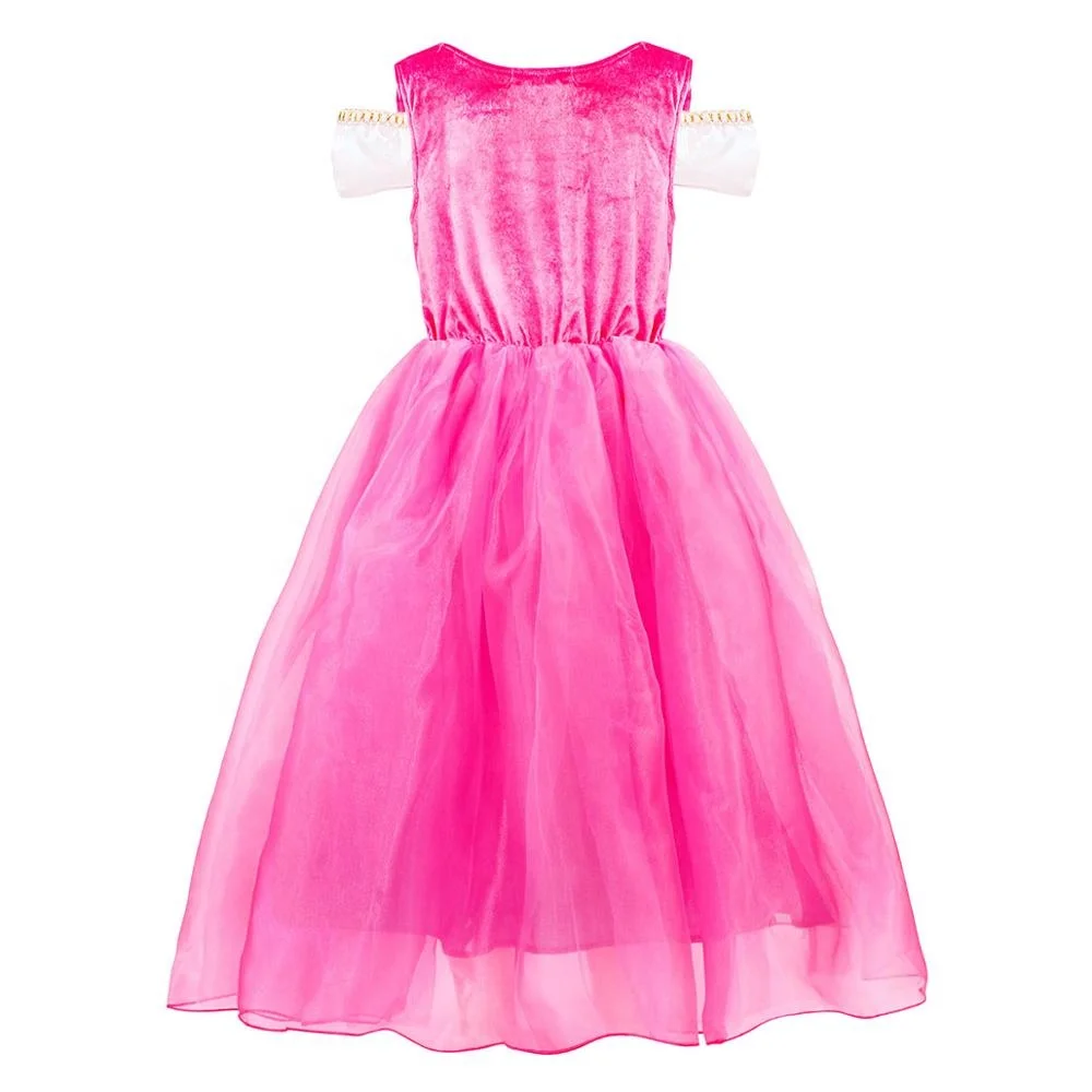 Cosplay Princess Sleeping Beauty Dress Christmas Girls Birthday Party Fancy Aurora Kids Dress Costumes Collection