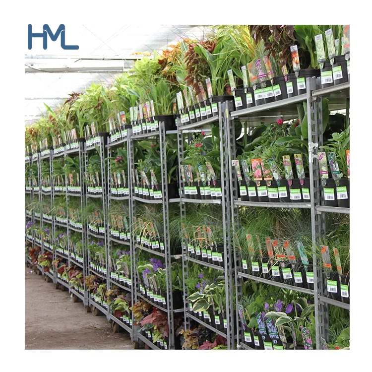 Открытый Садовый центр логистика транспортировка горшок дисплей датский цветок растения стеллаж тележка