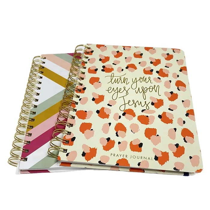 2021 планировщик печати и блокнот wire-o custom yo ежедневник, Еженедельный планировщик, блокноты для журнал на заказ