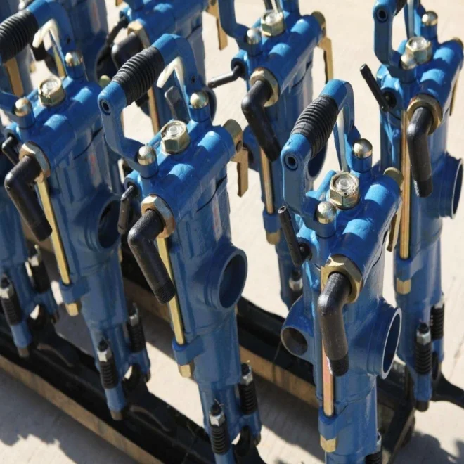 High Quality Portable Mini YT28 Jackhammer Rock Drill with Air Leg for Quarry Mining