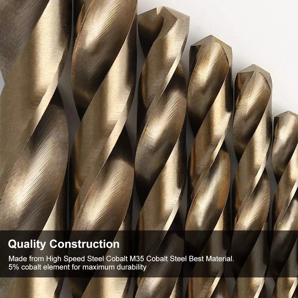 High Speed Steel  Twist Jobber Length for Hardened Metal Stainless Steel Cast Iron and Wood Plastic