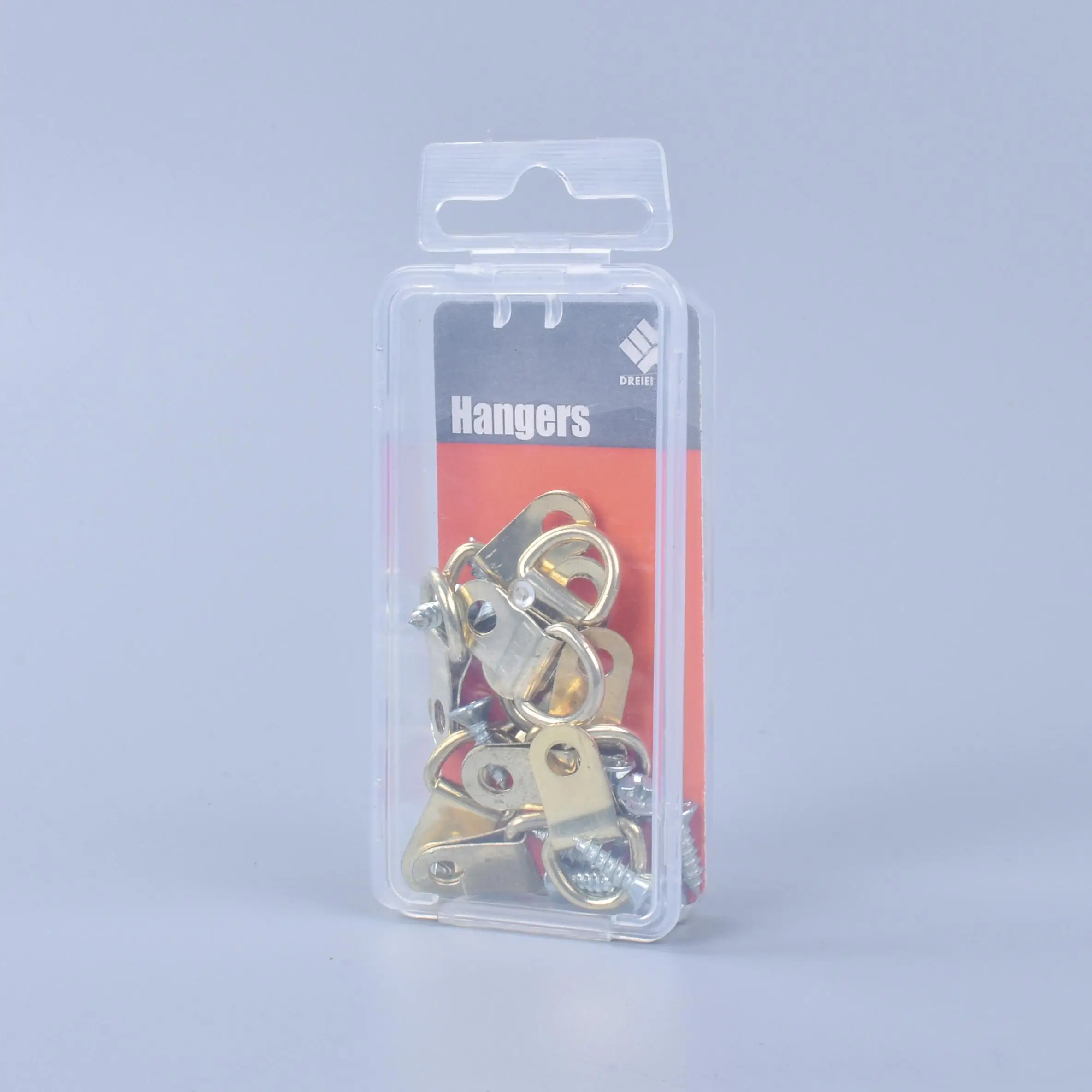 DREIEINS 24 Pieces Brass D Ring Snap Hook Hanger