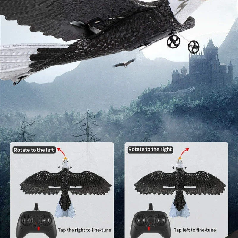 2.4G EPP 2 Channel RC Foam Plane Toys Glider Airplane Light Remote control eagle toy RC Flying Bird Airplanes  Fly Eagle Glider