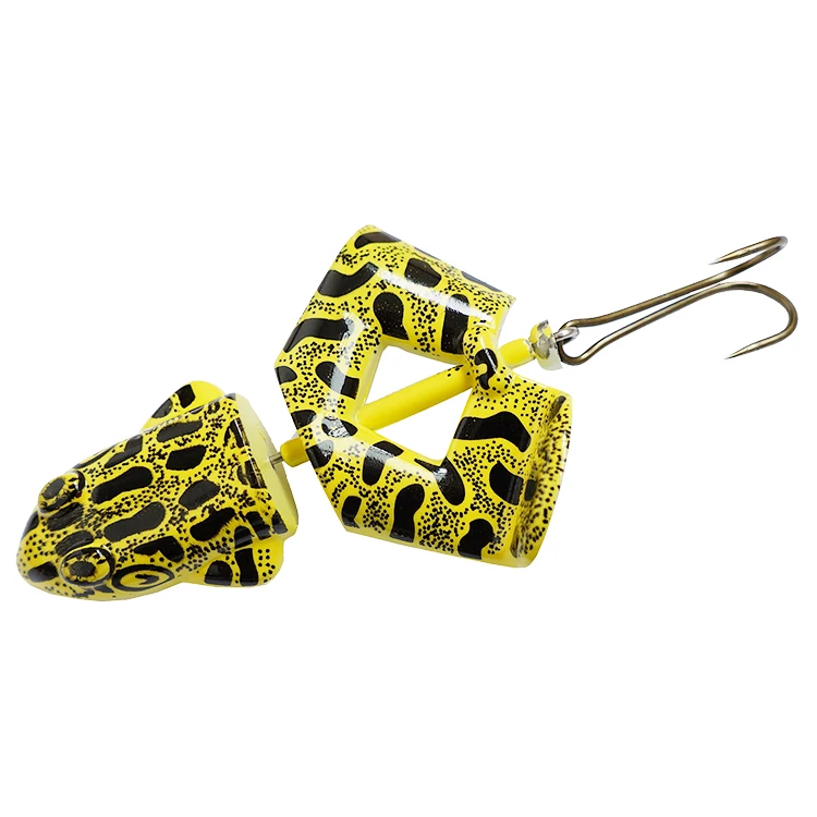 Frog Lures 9cm 11g Topwater Frog Whopper Plopper Fishing Lures for Bass Hard Fishing Baits Lures Whopper Popper Pesca Freshwater