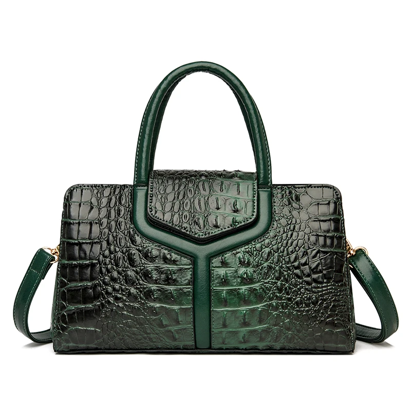 new luxury style crocodile handbag for woman designer pu leather crossbody handbags for women