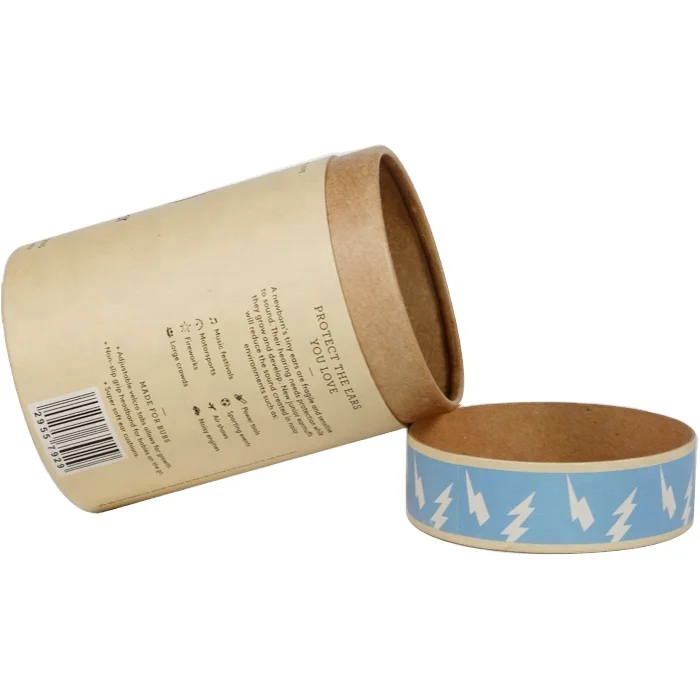 custom luxury 300 gsm ivory carton food vitamin supplements candy box seed kraft paper tube with dividers