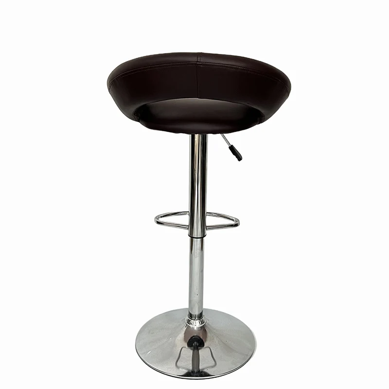 Barstool Modern Moon  Leather Adjustable Hydraulic Lift 360 Rotating Commercial Swivel Barstools