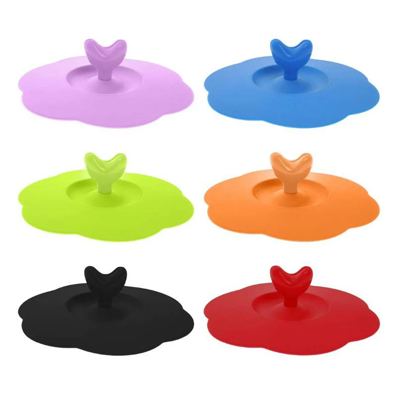 Креативный дизайн в виде бабочки диаметр 10,5 см экологически чистые силиконовые стеклянные крышки для чашек кофе