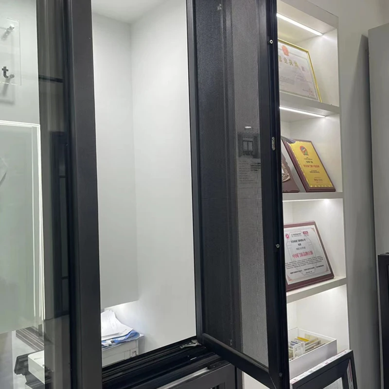 Weidun aluminum alloy mosquito screen window 304 stainless steel diamond mesh screen window wide edge