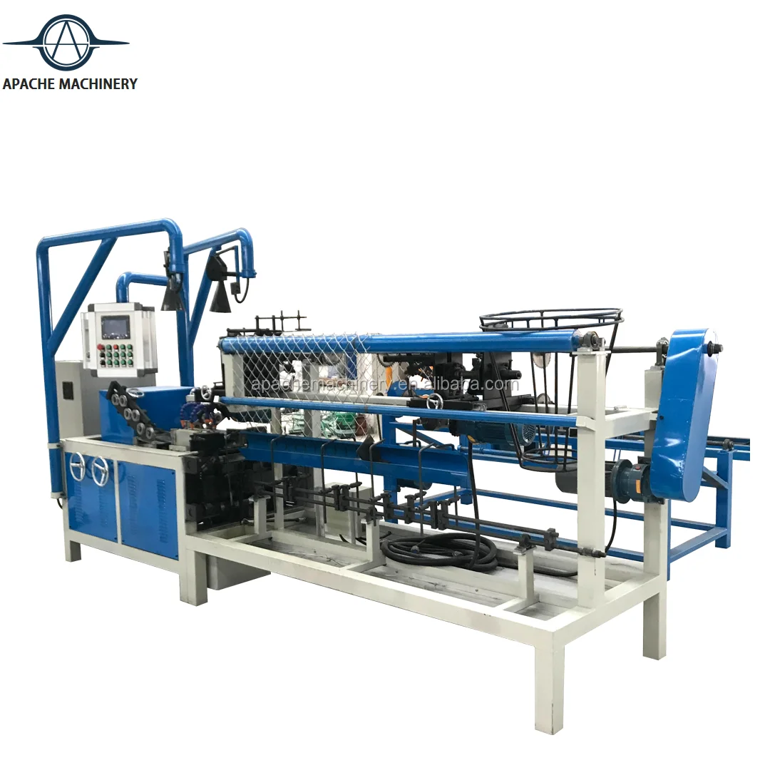 chain link fence making  machine price Double wire mesh making machine 5.5kw  380v 3phase 50Hz